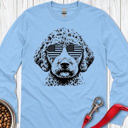 Lagotto USA Long Sleeve Shirt Gift For Dog Lover