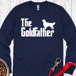 The Goldfather Golden Retriever Long Sleeve Shirt Gift For Dog Lover