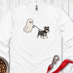 Schnauzer Halloween Long Sleeve Shirt Gift For Dog Lover
