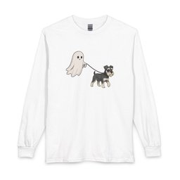 Schnauzer Halloween Long Sleeve Shirt Gift For Dog Lover