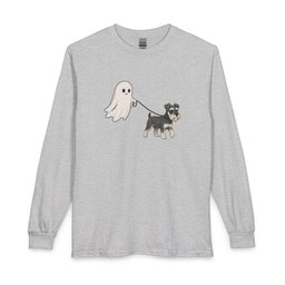 Schnauzer Halloween Long Sleeve Shirt Gift For Dog Lover