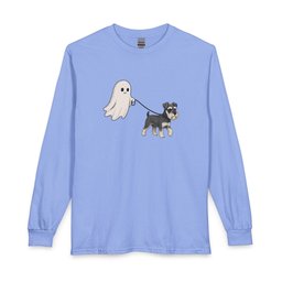 Schnauzer Halloween Long Sleeve Shirt Gift For Dog Lover