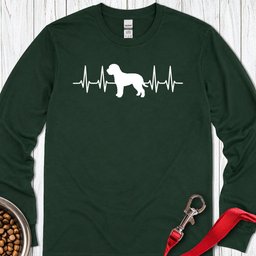 Lagotto Heartbeat Long Sleeve Shirt Gift For Dog Lover