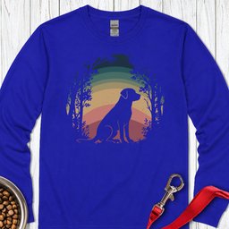 Labrador Nature Long Sleeve Shirt Gift For Dog Lover