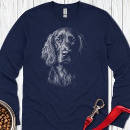 Irish Setter Engraved Long Sleeve Shirt Gift For Dog Lover