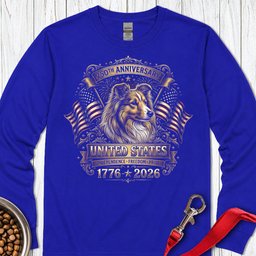 Shetland Sheepdog USA Long Sleeve Shirt Gift For Dog Lover
