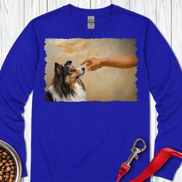 Shetland Sheepdog Creation Long Sleeve Shirt Gift For Dog Lover