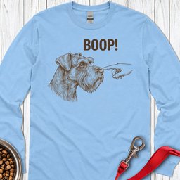 Schnauzer Boop Long Sleeve Shirt Gift For Dog Lover