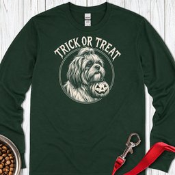 Shih Tzu Trick Or Treat Long Sleeve Shirt Gift For Dog Lover