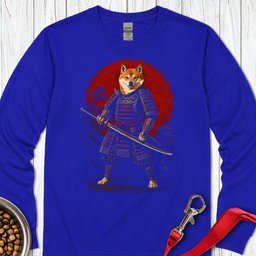 Shiba Inu Samurai Ii Long Sleeve Shirt Gift For Dog Lover
