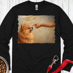 Pomeranian Creation Long Sleeve Shirt Gift For Dog Lover