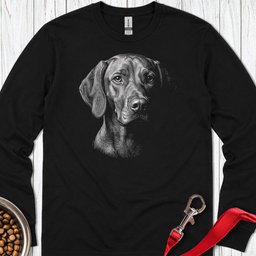 Vizsla Engraved Long Sleeve Shirt Gift For Dog Lover