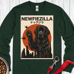 Newfoundland Newfiezilla Long Sleeve Shirt Gift For Dog Lover