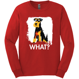 Airedale What Dog Long Sleeve Tee Gift For Dog Lover