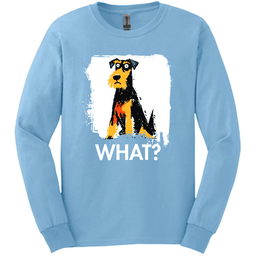 Airedale What Dog Long Sleeve Tee Gift For Dog Lover