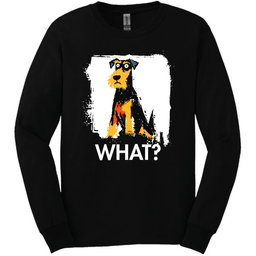Airedale What Dog Long Sleeve Tee Gift For Dog Lover