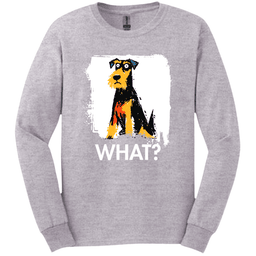 Airedale What Dog Long Sleeve Tee Gift For Dog Lover
