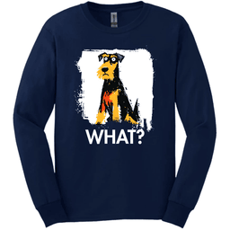Airedale What Dog Long Sleeve Tee Gift For Dog Lover