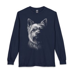 Yorkshire Terrier Engraved Long Sleeve Shirt Gift For Dog Lover
