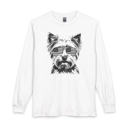 Yorkshire Terrier Flag Shades Long Sleeve Shirt Gift For Dog Lover