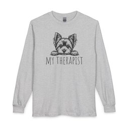 Yorkshire Terrier My Therapist Long Sleeve Shirt Gift For Dog Lover