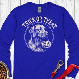 Vizsla Trick Or Treat Long Sleeve Shirt Gift For Dog Lover