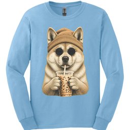 Akita Hipster Dog Long Sleeve Shirt Gift For Dog Lover