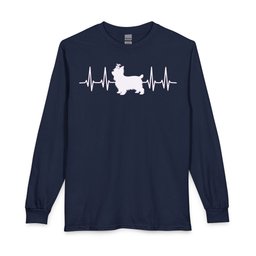 Yorkshire Terrier Heartbeat Long Sleeve Shirt Gift For Dog Lover