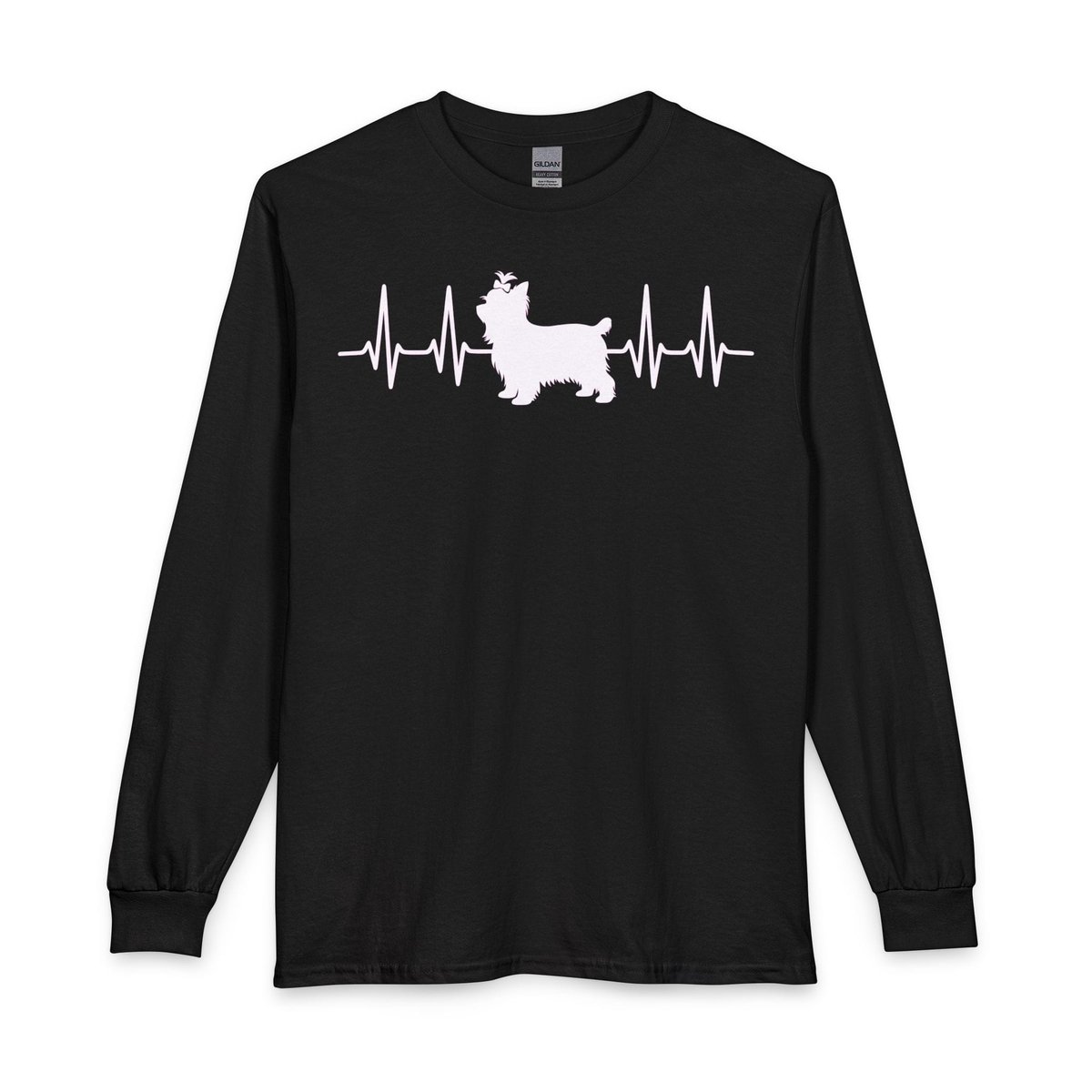 Yorkshire Terrier Heartbeat Long Sleeve Shirt Gift For Dog Lover