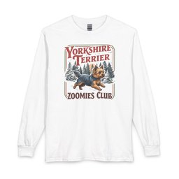 Yorkshire Terrier Zoomies Club Long Sleeve Shirt Gift For Dog Lover