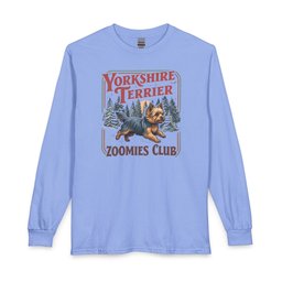 Yorkshire Terrier Zoomies Club Long Sleeve Shirt Gift For Dog Lover