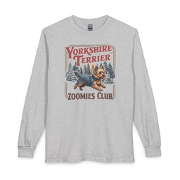 Yorkshire Terrier Zoomies Club Long Sleeve Shirt Gift For Dog Lover