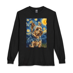Yorkshire Terrier Van Gogh Long Sleeve Shirt Gift For Dog Lover