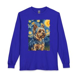 Yorkshire Terrier Van Gogh Long Sleeve Shirt Gift For Dog Lover