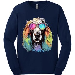 Afghan Hound Top Dog Long Sleeve Shirt Gift For Dog Lover