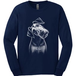 Airedale Tilted Dog Long Sleeve Shirt Gift For Dog Lover