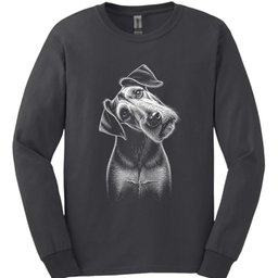 Airedale Tilted Dog Long Sleeve Shirt Gift For Dog Lover