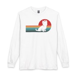 Yorkshire Terrier Retro Sunset Long Sleeve Shirt Gift For Dog Lover