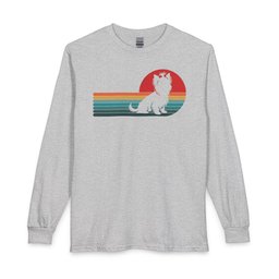 Yorkshire Terrier Retro Sunset Long Sleeve Shirt Gift For Dog Lover
