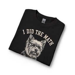 Yorkshire Terrier I Did The Math Long Sleeve Shirt Gift For Dog Lover