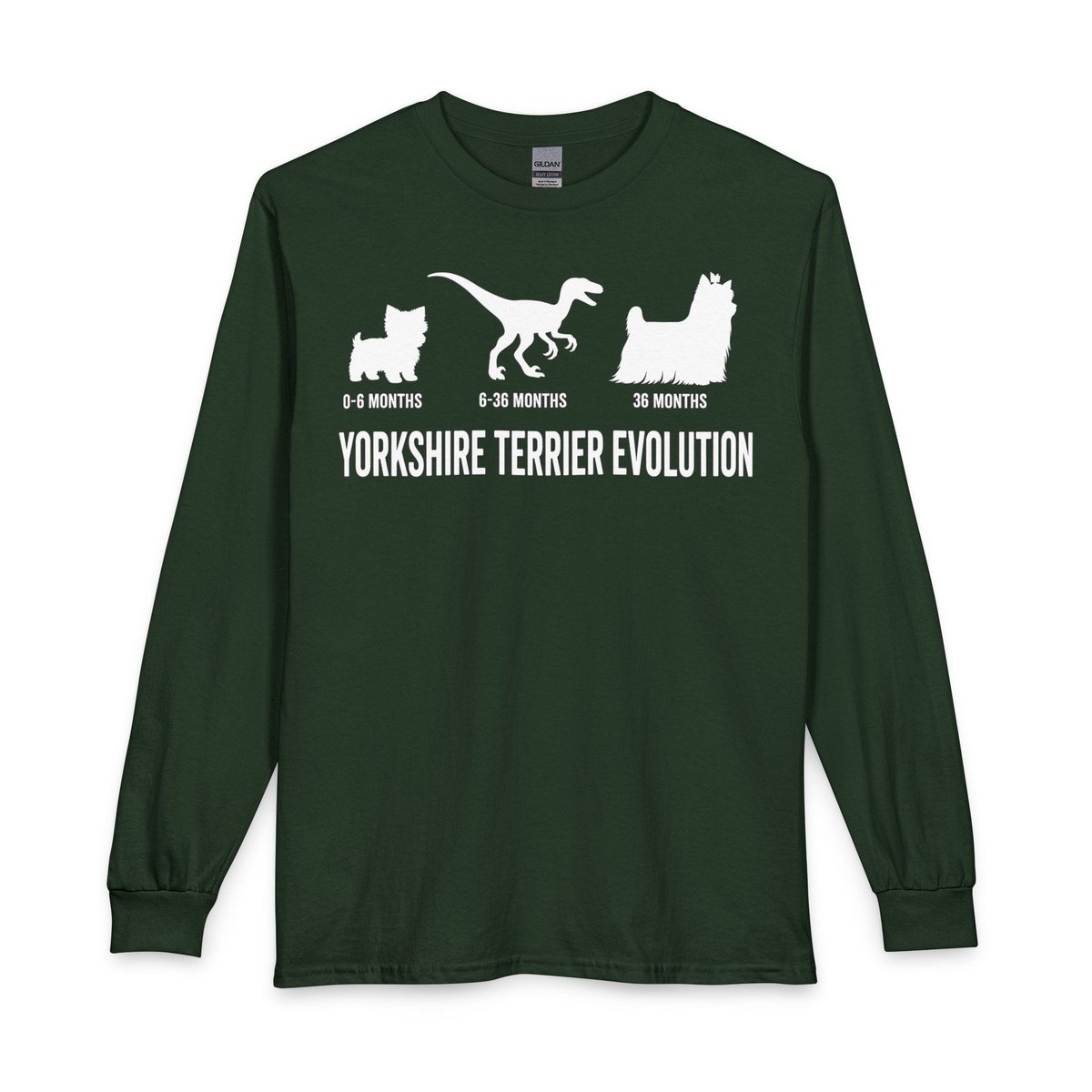 Yorkshire Terrier Evolution Long Sleeve Shirt Gift For Dog Lover