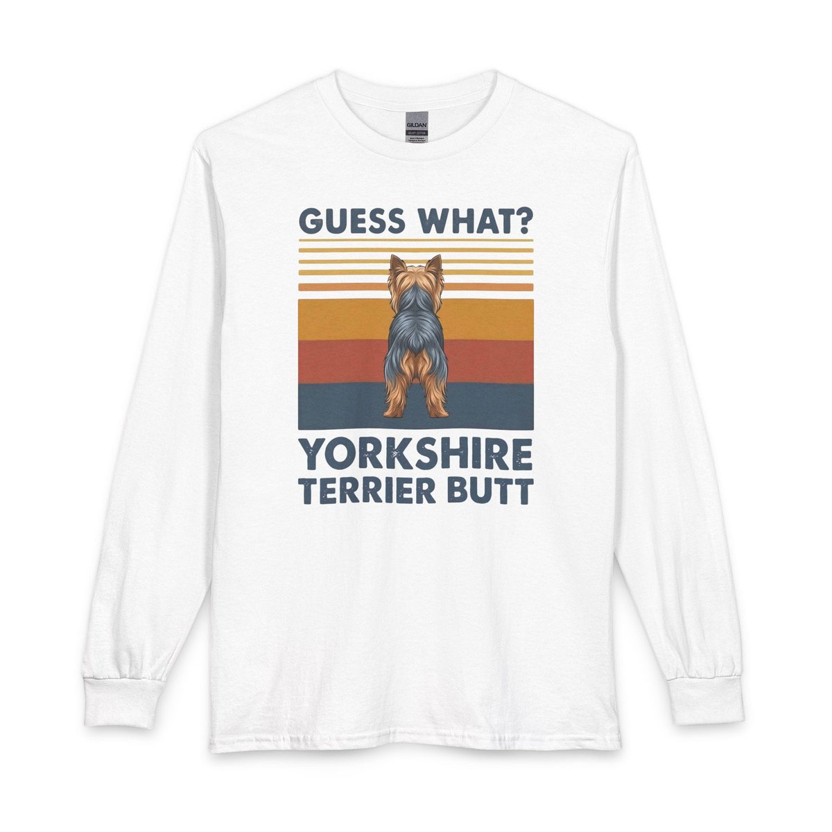 Yorkshire Terrier Butt Long Sleeve Shirt Gift For Dog Lover