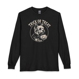 Yorkshire Terrier Trick Or Treat Long Sleeve Shirt Gift For Dog Lover