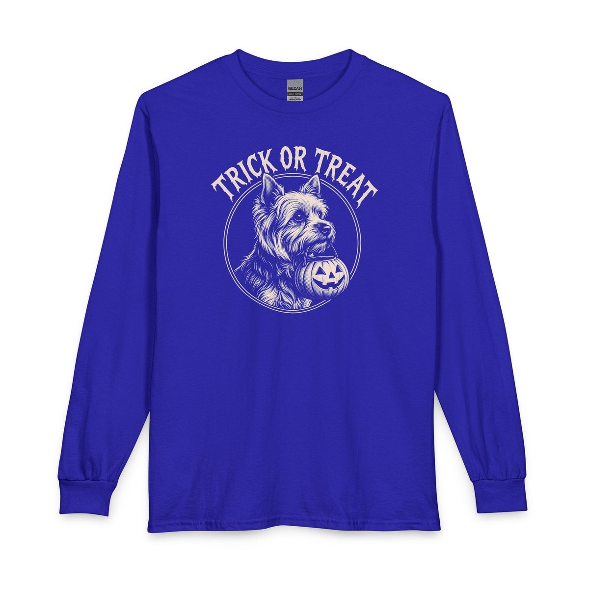 Yorkshire Terrier Trick Or Treat Long Sleeve Shirt Gift For Dog Lover