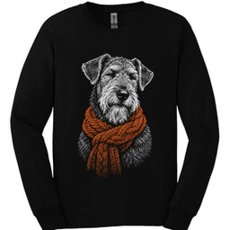 Airedale Winter Dog Long Sleeve Shirt Gift For Dog Lover