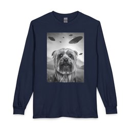 Yorkshire Terrier Ufo Long Sleeve Shirt Gift For Dog Lover