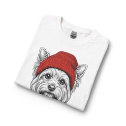 Yorkshire Terrier Beanie Long Sleeve Shirt Gift For Dog Lover