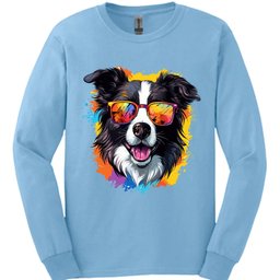 Border Collie Top Dog Long Sleeve Shirt Gift For Dog Lover