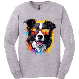 Border Collie Top Dog Long Sleeve Shirt Gift For Dog Lover