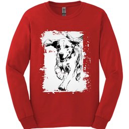 Beagle Running Dog Long Sleeve Shirt Gift For Dog Lover